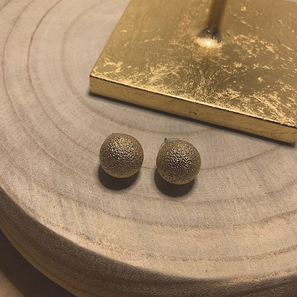 Gold Ball Studs